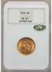 1901 $5 Liberty Half Eagle MS63 1