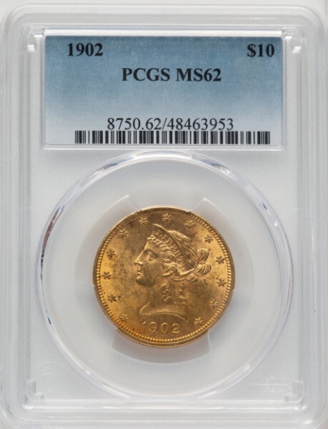 1902 $10 Liberty Eagle MS62 1