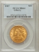 1907 $10 Liberty Eagle MS64 1