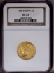 1908 $5 Indian Head Half Eagle MS63 1