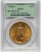 1908DNM $20 St. Gaudens Double Eagle MS62 1