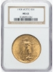 1908WM $20 St. Gaudens Double Eagle MS62 1