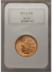 1910-D $10 Indian Head Eagle MS62 1
