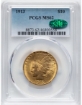 1913 $10 Indian Head Eagle MS62 1