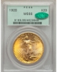 1928 $20 St. Gaudens Double Eagle MS66 1