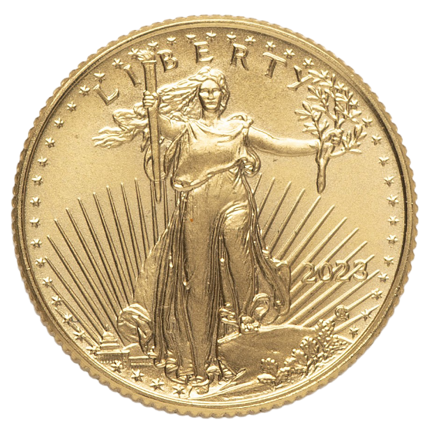 Picture of 1/10 oz American Gold Eagle ($5 Face Value, Varied year)