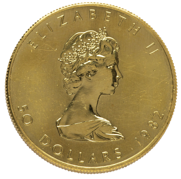 Picture of 1 oz Canadian Gold Maple Leaf .999 (Varied Year)