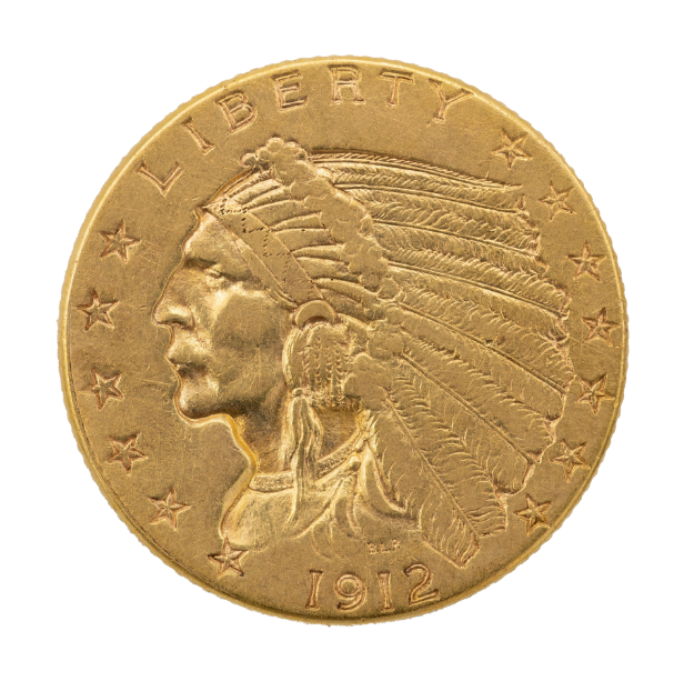 Picture of $2.50 Indian Head Quarter Eagle VF
