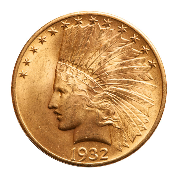 Picture of $10 Indian Head Eagle AU