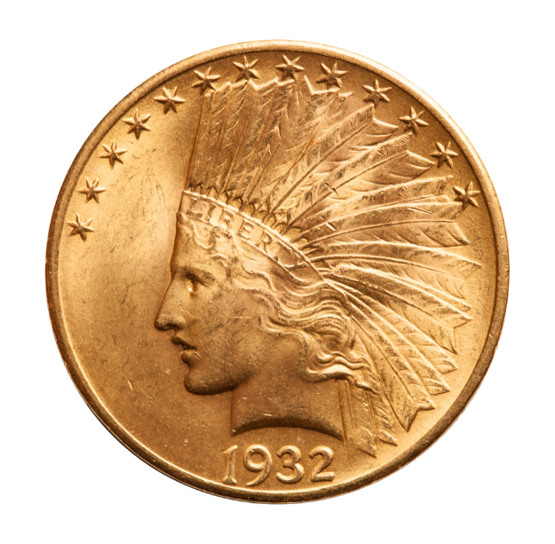 Picture of $10 Indian Head Eagle BU