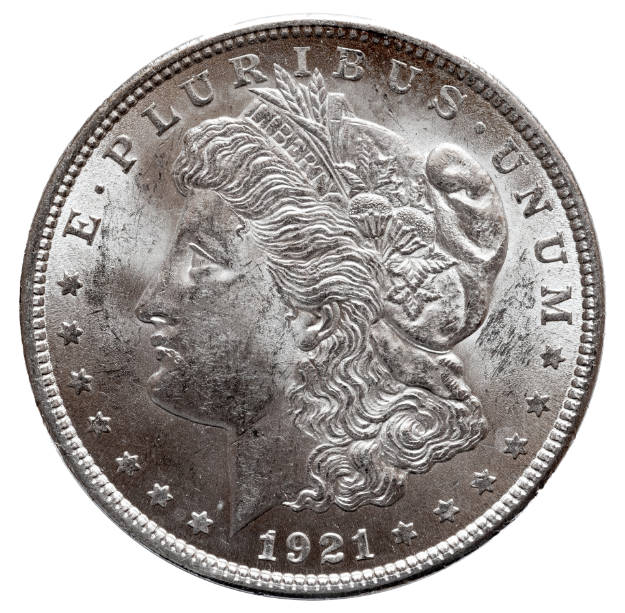 Picture of 1921 Morgan Silver Dollar AU
