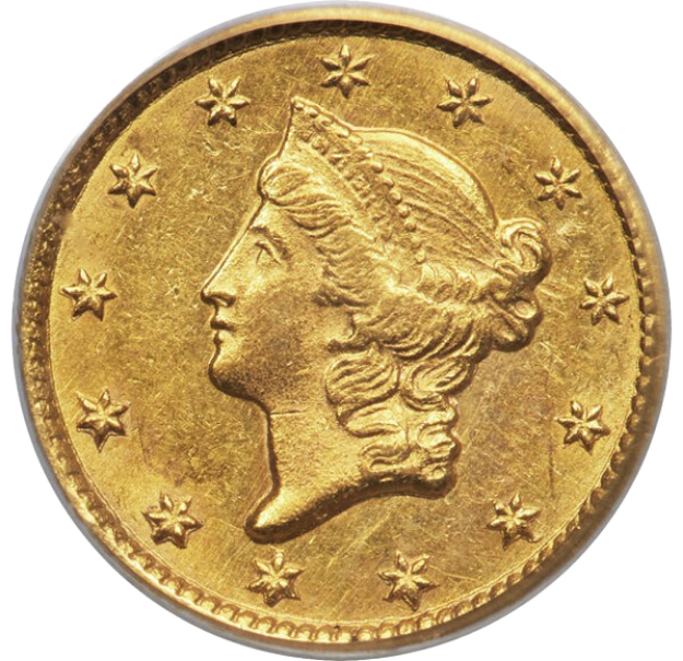 Picture of $1 Liberty Head Type 1 AU