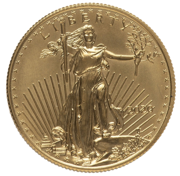 Picture of 1/2 oz American Gold Eagle ($25 Face Value, Varied Year)