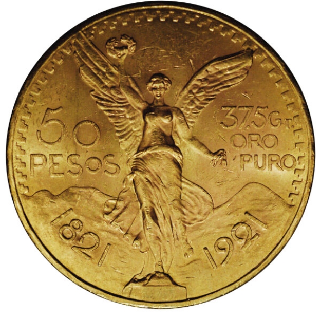 Picture of Mexican Gold 50 Pesos (1.2057, Varied Year)