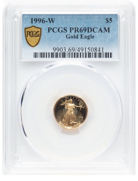 Picture of 1/10 oz Proof American Gold Eagle (W/ OGP, Varied Year)