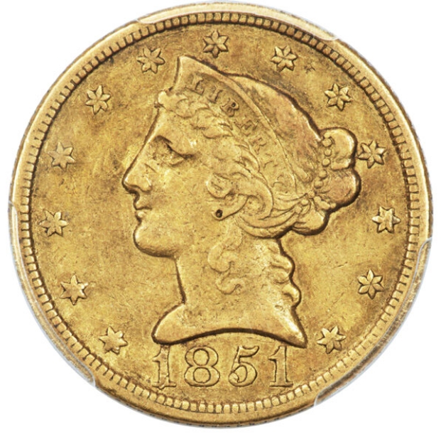 Picture of $5 Liberty Head Half Eagle AU