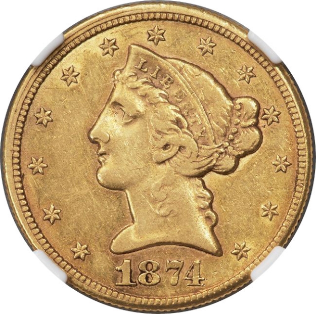 Picture of $5 Liberty Head Half Eagle XF