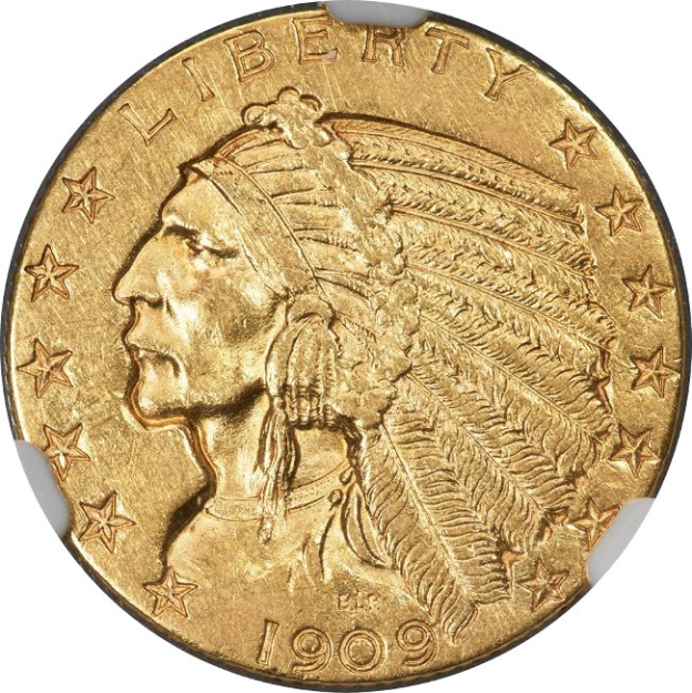 Picture of $5 Indian Head Half Eagle AU
