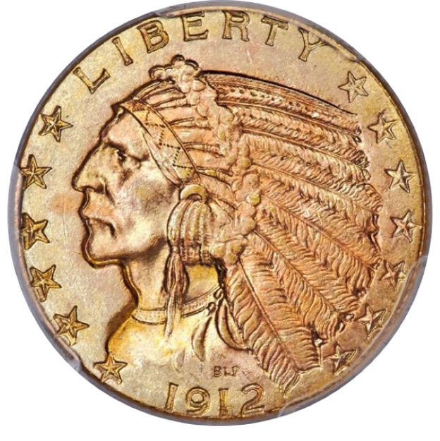 Picture of $5 Indian Head Half Eagle BU