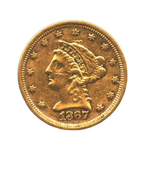 Picture of $2.50 Liberty Head Quarter Eagle VF