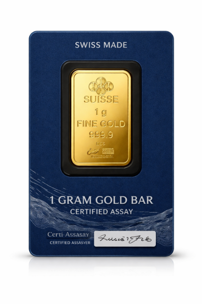Picture of 1 Gram Gold Bar (With Assay)