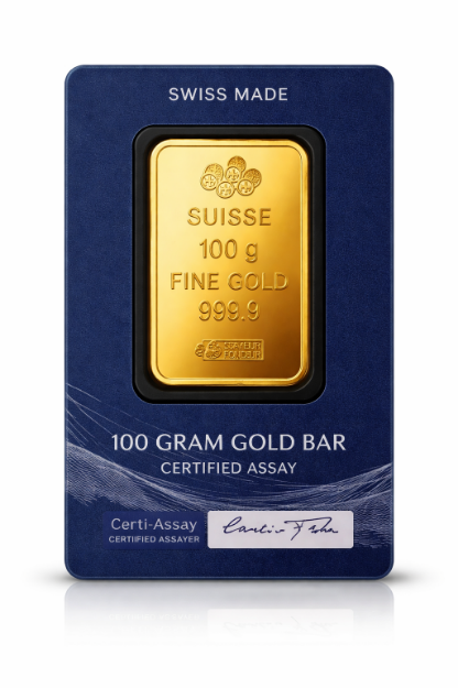 Picture of 100 Gram Gold Bar (With Assay)