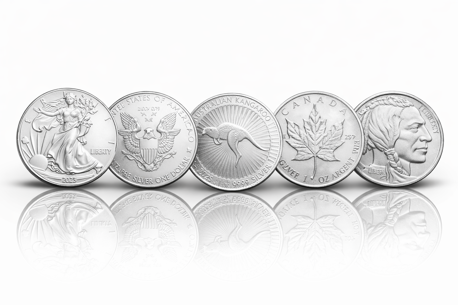 Picture for category Silver Coins and Rounds