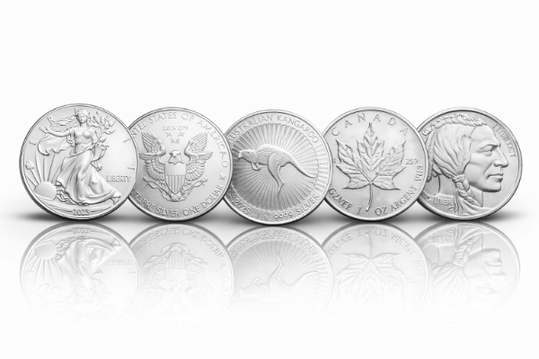 Silver Coins and Rounds