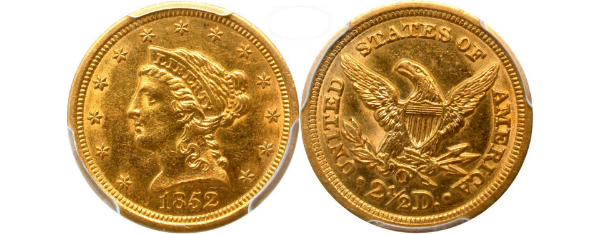 $2.50 Common Date Gold Coins