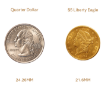 $5 Liberty size reference