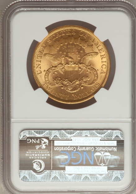 Picture of 1878S $20 Liberty Double Eagle MS62