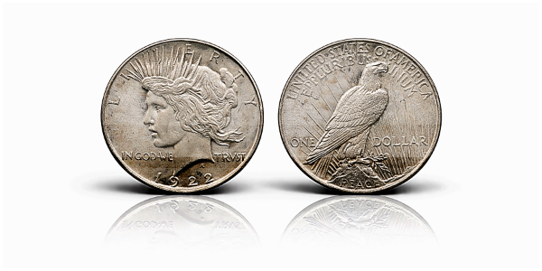 Peace Silver Dollar Coins