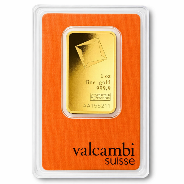 Picture of 1 oz Gold Bar (Our Choice, With Assay) 