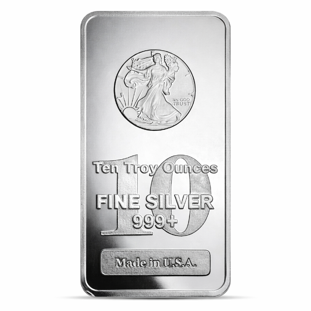Picture of 10 oz Silver Bar (Our Choice, Varied Mint)