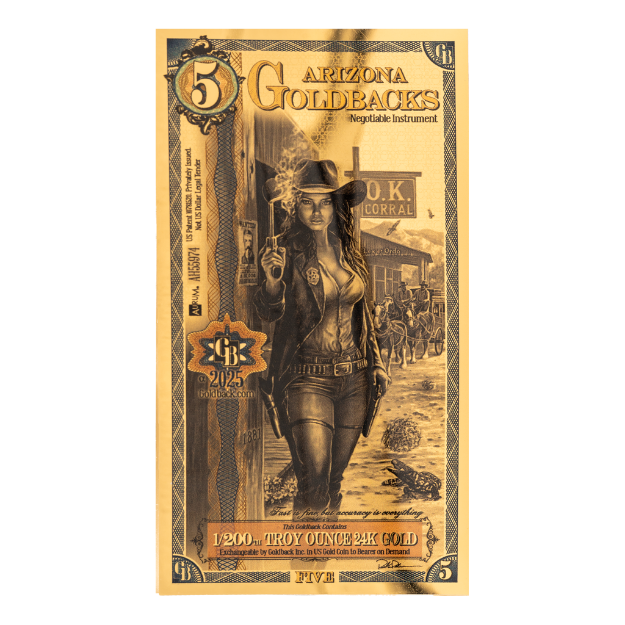 Picture of 5 Arizona Goldback