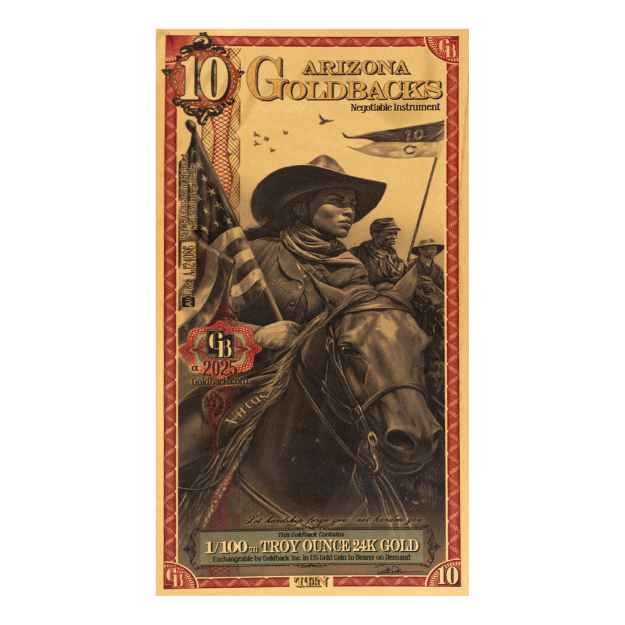 Picture of 10 Arizona Goldback
