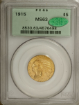 Picture of 1915 $5 Indian Head Half Eagle MS63