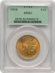 Picture of 1915 $10 Indian Head Eagle MS62