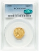 Picture of 1908WM $2.50 Indian Head Quarter Eagle MS62