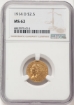 Picture of 1914D $2.50 Indian Head Quarter Eagle MS62