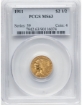 Picture of 1911 $2.50 Indian Head Quarter Eagle MS63