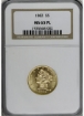Picture of 1882 $5 Liberty Half Eagle MS63