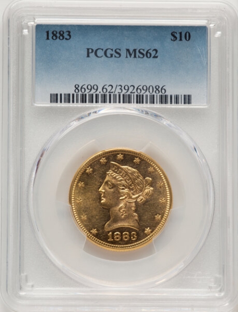 Picture of 1883 $10 Liberty Eagle MS62