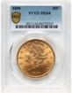 Picture of 1890 $20 Liberty Double Eagle MS64