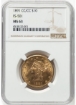 Picture of 1891CC/CC $10 Liberty Eagle MS63