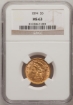 Picture of 1894 $5 Liberty Half Eagle MS63