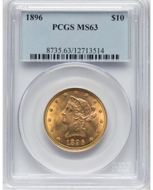 Picture of 1896 $10 Liberty Eagle MS63