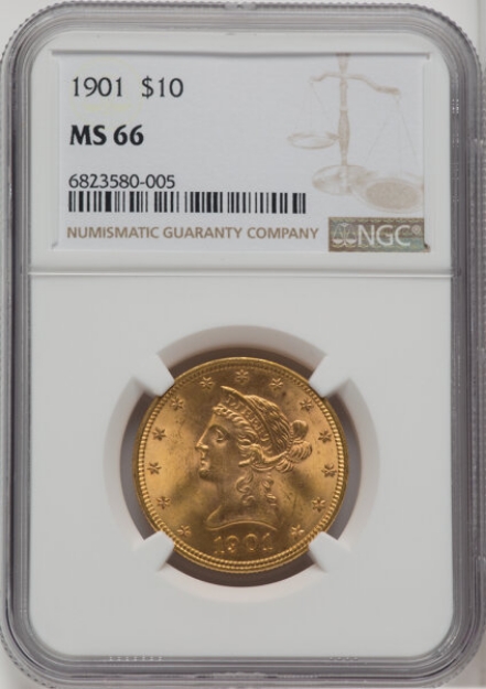 Picture of 1901 $10 Liberty Eagle MS66