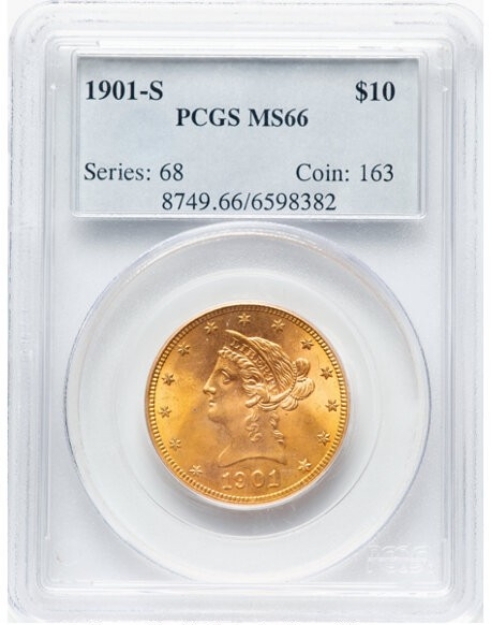 Picture of 1901S $10 Liberty Eagle MS66