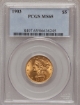 Picture of 1903 $5 Liberty Half Eagle MS65